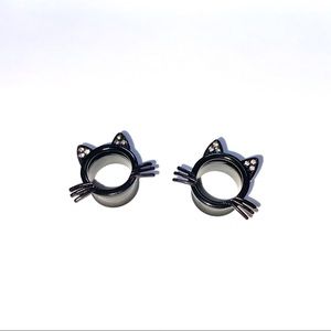 Cat Ear Gauge Plugs, 9/6" (14mm)